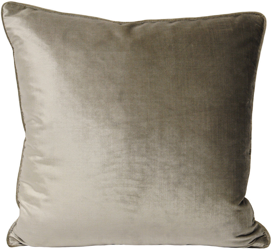Paoletti Luxevelvet Square Throw Cushion Mink