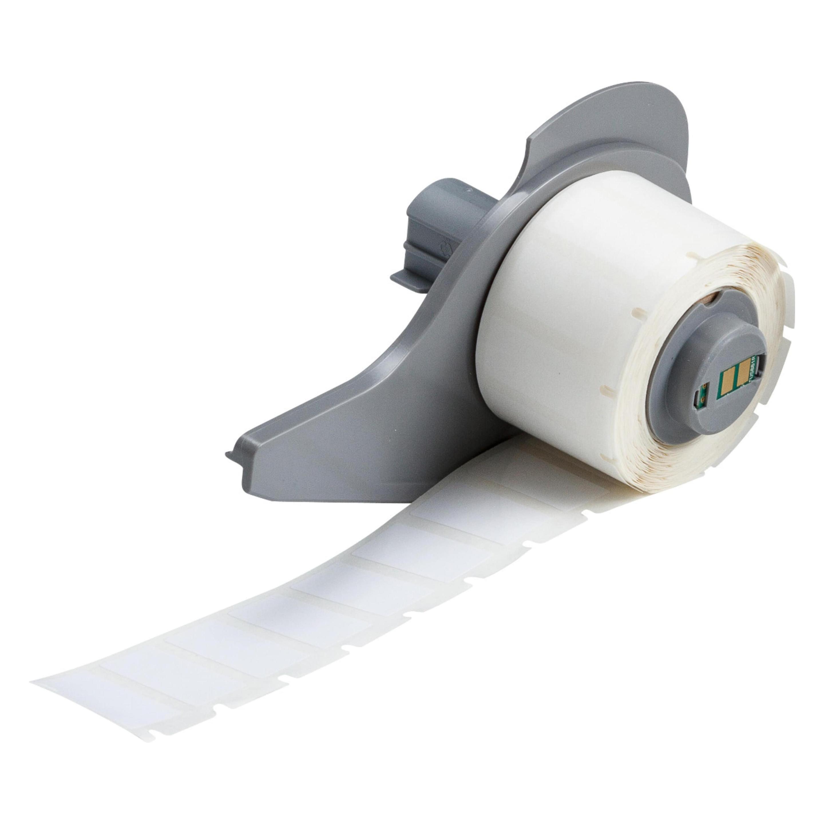 Brady M7-17-423, Polyester, Weiss, glänzend, 25.40 x 12.70 mm, permanent (500 E.) (33.32 mm) (M7-17-423)
