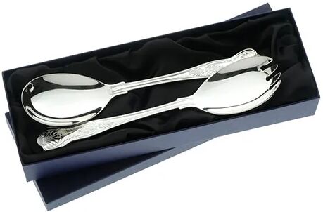 Arthur Price of England Kings Sovereign Silver Plate Salad Servers