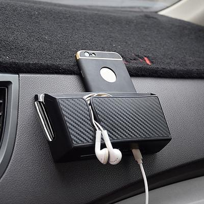 Auto-Handy-Aufbewahrungsbox, selbstklebend, Vordersitz, Auto-Organizer, universeller Fahrzeug-Armaturenbrett-Taschenhalter, Autozubehör, Autozubehör