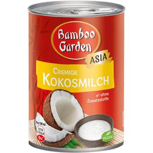 Bamboo-Garden Kokosmilch ca. 18% Fett, cremig, 400ml