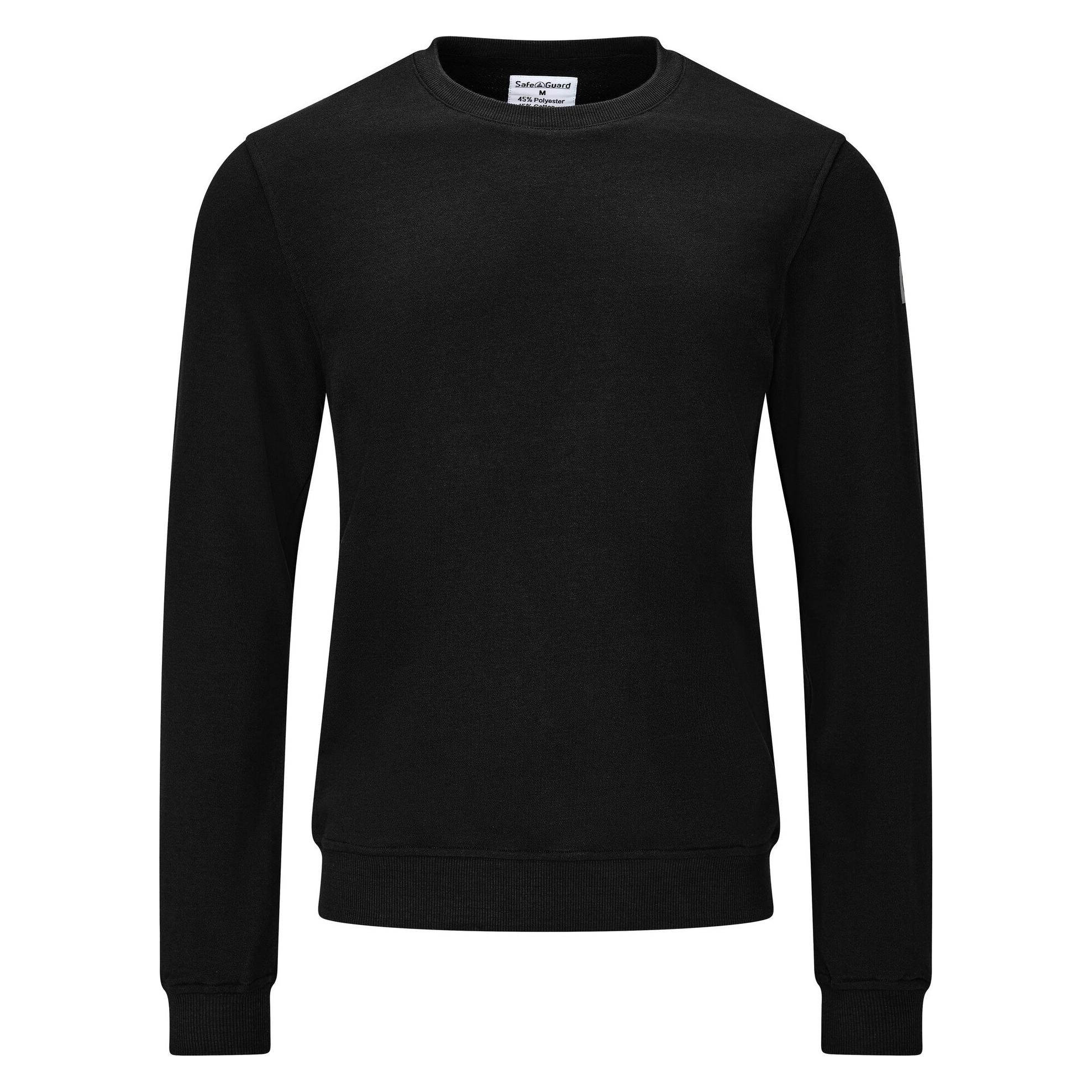 Safeguard ESD Sweatshirt, Rundhals, schwarz, 3XL, Comfort-Fit (3XL) (SG-SS-SCH-300-L10-3XL)