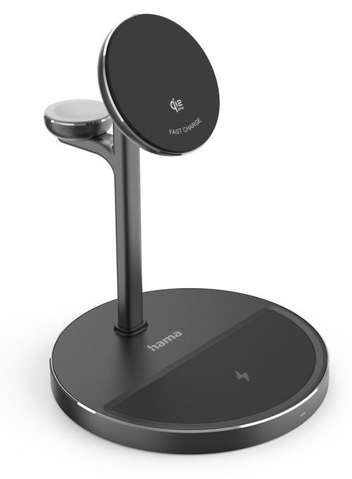 Hama 3-in-1 Draadloos Oplaadstation Qi2 met 15W Snelladen voor Industriële Toepassingen
