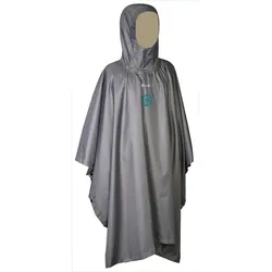 Kinder-Poncho Boll Junior  grau/blau