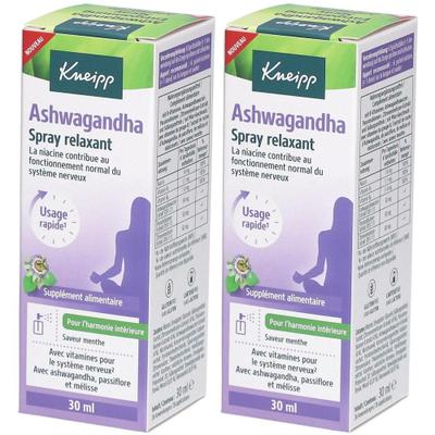 Kneipp Ashwagandha Entspannung Spray 2x 2x30 ml