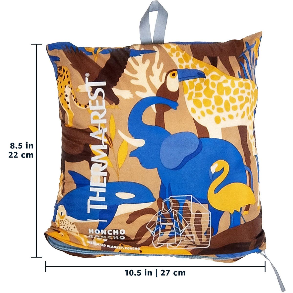Therm-A-Rest Honcho Poncho Kids animal print 5yr - 10yr 13854