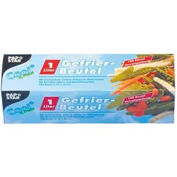 PAPSTAR Gefrierbeutel 14157 transparent 1,0 l