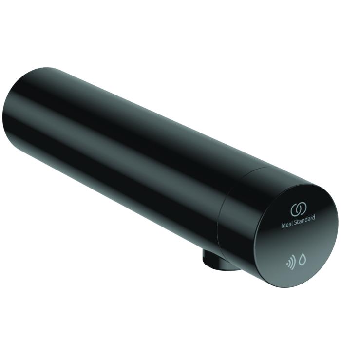 Ideal Standard Sensorflow Sensor-Wand-Waschtischarmatur A7560B3 ohne Mischung, Batteriebetrieb, black onyx
