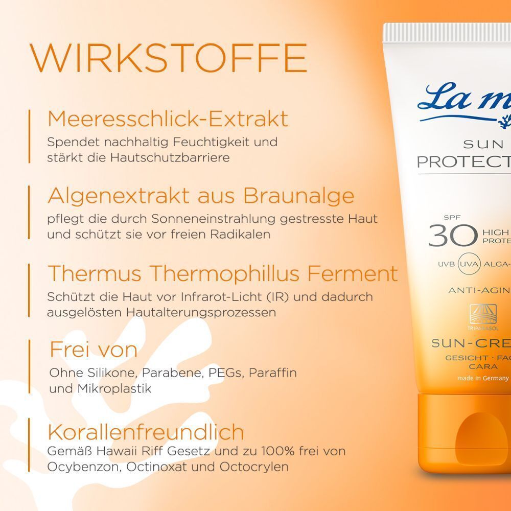 LA MER SUN Protection Sun-Cre.SPF 30 Gesicht m.P. 50 ml Creme