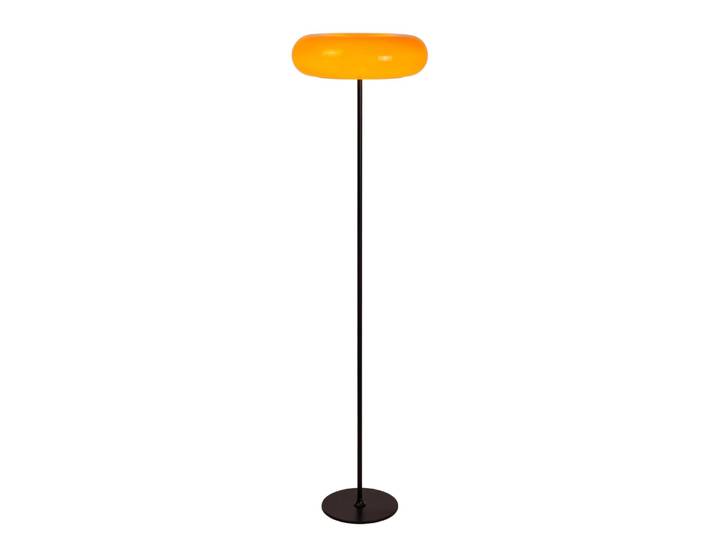 Lampadaire en verre 3 lumières orange