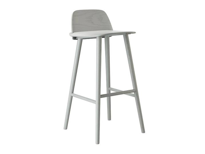 Muuto Chaise de bar Nerd 75 cm Grey