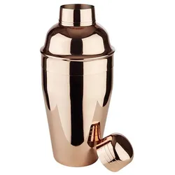 APS Cocktailshaker Edelstahl kupferfarben poliert 500 ml