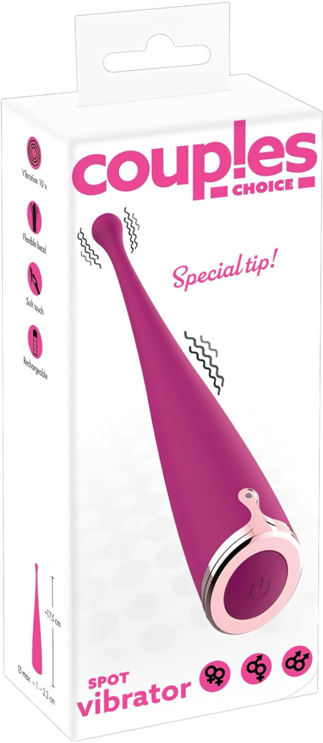 Couples Choice - Klitorisvibrator Til Par - Genopladelig - Pink