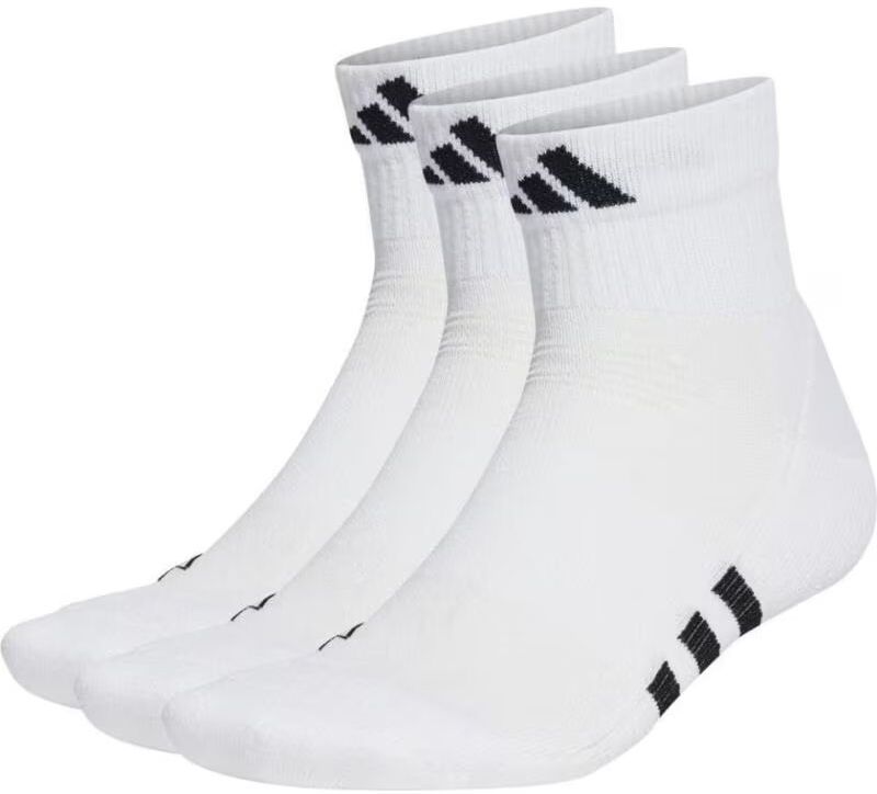 Pack De 3 Calcetines Tobilleros Adidas Ht3450 Blanco S Mujer
