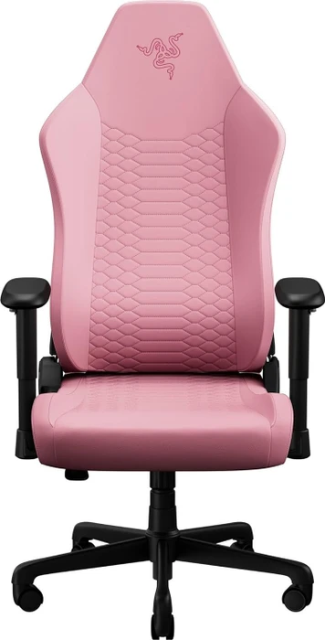 Razer Iskur V2 X NewGen Gaming-Stuhl, Lordosenstütze, CoolTouch-Polster, 152° Neigung - quartz pink