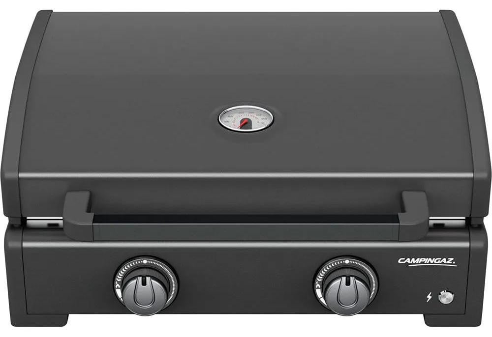 Campingaz Plancha Onyx 2 gasplancha voor tafelgebruik, zwart