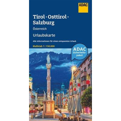 ADAC Urlaubskarte Österreich 05 Tirol, Osttirol, Salzburg 1:150.000, Sonstige von , MairDuMont, 978-3-8264-2400-7