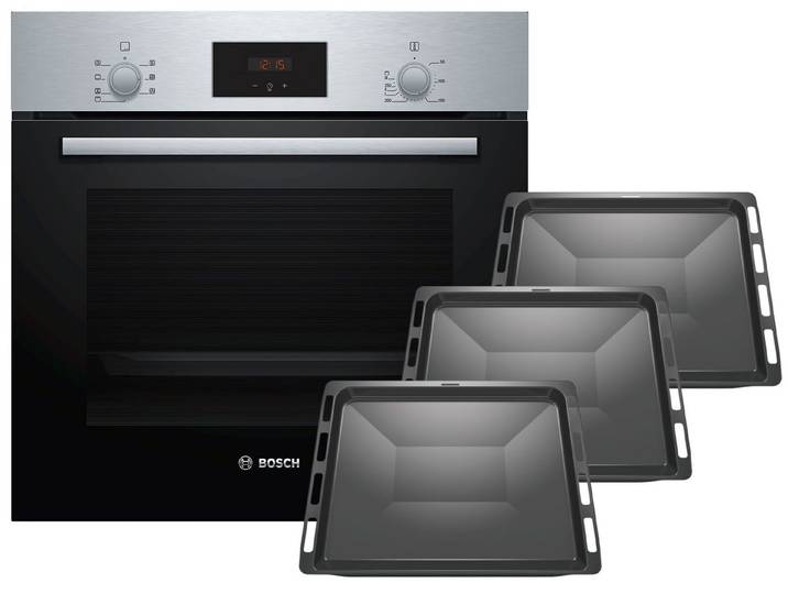 BOSCH Einbaubackofen, mit Teleskopauszug nachrüstbar