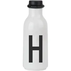 To Go Wasserflasche 500 ml Buchstabe H