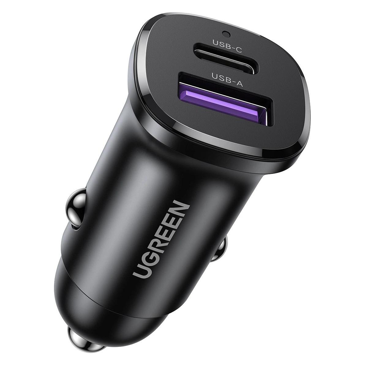 Ugreen EC305 25845 Autoladegerät USB-C USB-A 30W (25845-ugreen)