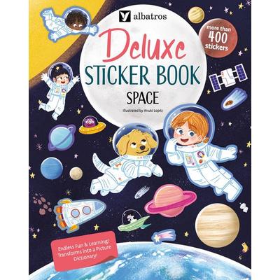 Deluxe Sticker Book: Space, Taschenbuch von Lenka Cibulkova, Albatros nakladatelstvi as, 978-80-00-07847-2