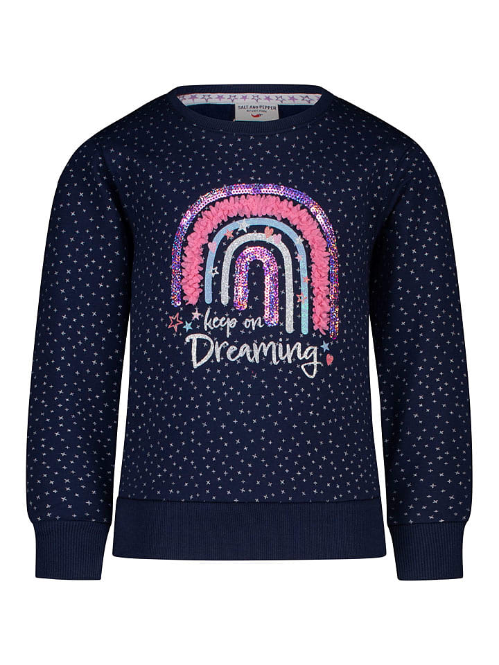 Salt and Pepper Sweatshirt in Dunkelblau - 140/146