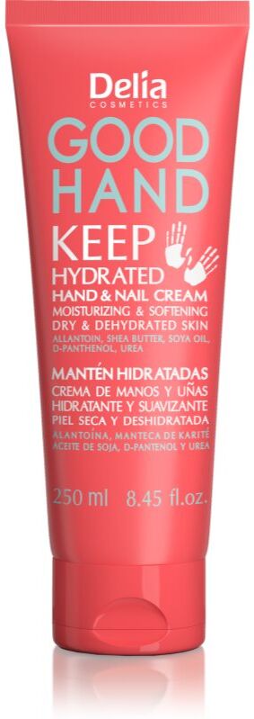 Delia Cosmetics Good Hand Keep Hydrated crème hydratante adoucissante mains et ongles 250 ml