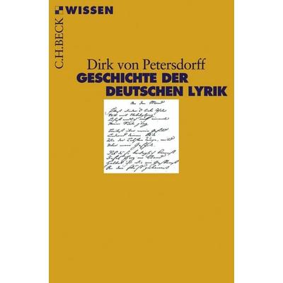 Geschichte der deutschen Lyrik, Taschenbuch von Dirk Petersdorff, C.H. Beck, 978-3-406-53634-2