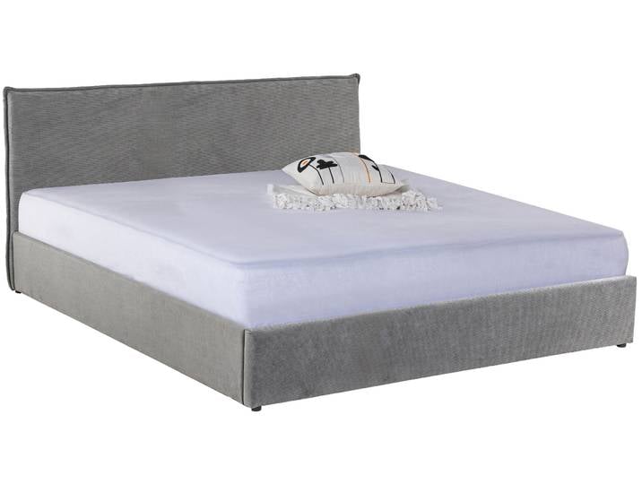 Kastenbett NERU 180x200cm stoff grau