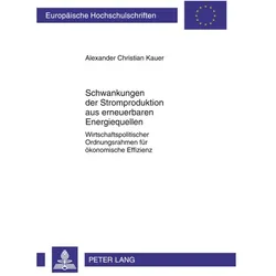 Schwankungen der Stromproduktion aus erneuerbaren Energiequellen, Fachbücher von Alexander Kauer