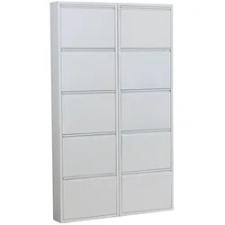 Ebuy24, Schuhschrank, Pisa (101 x 16 x 173 cm)