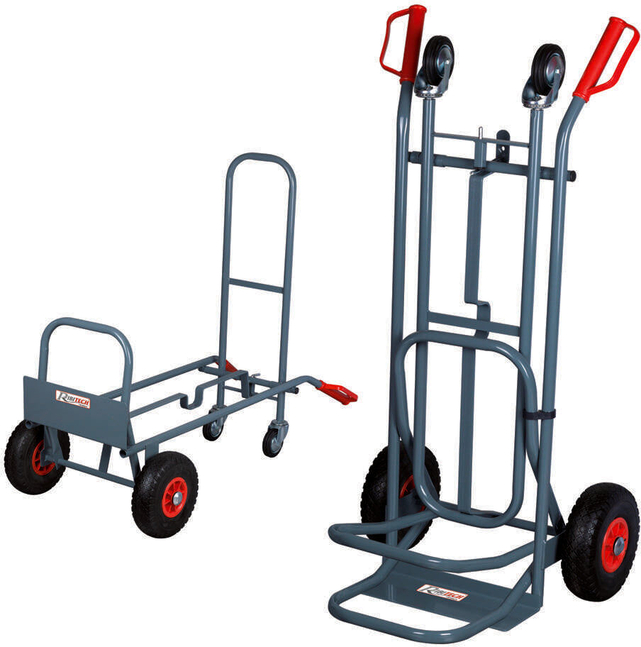 Ribimex PRCD2P Carrello professionale 2 posizioni 250 Kg