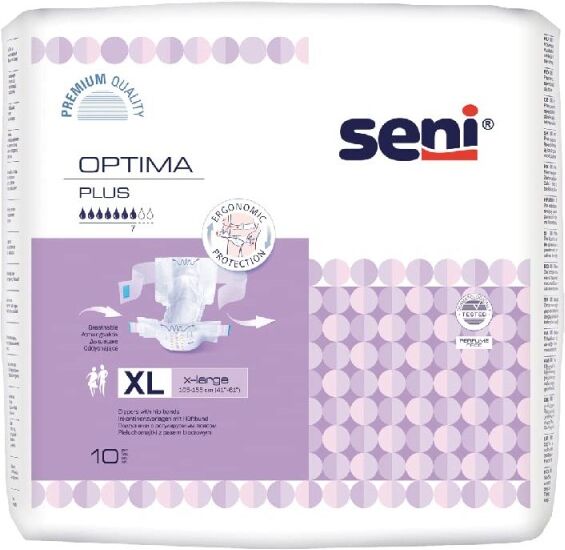 Seni Optima Plus XL - 1 paquet de 10 protections
