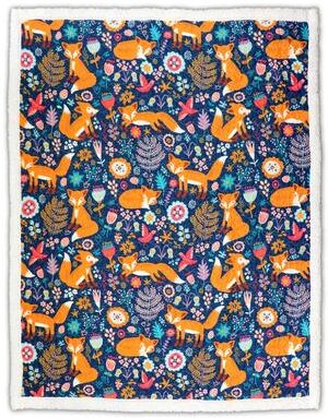 Lush Decor Pixie Fox Sherpa Throw