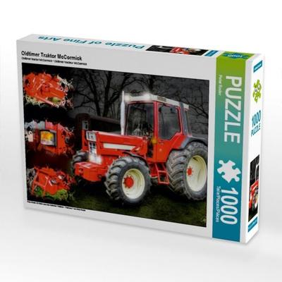 CALVENDO Puzzle Oldtimer Traktor McCormick | 1000 Teile Lege-Größe 64x48cm Foto-Puzzle für glückliche Stunden