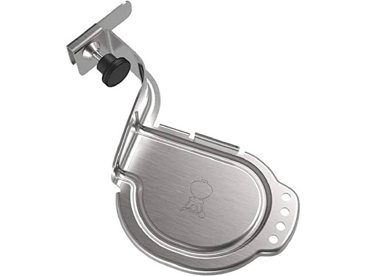 Weber Houtskoolbarbecue Montage iGrill Houder Houder Voor Vleesthermometers Geschikt Voor 47 cm, 57 cm & 67 cm Houtskoolbarbecues - Zilver (7240)
