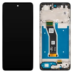 Motorola Display Unit für Moto G04, Schwarz (Display, Motorola Moto G04), Mobilgerät Ersatzteile, Schwarz