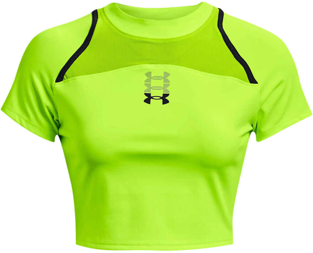 Under Armour run anywhere camiseta entrenamiento manga corta mujer Verde (L)