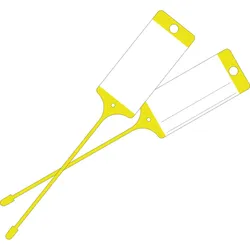 Eichner Warenanhänger 9219-00777 neutral gelb 100 Stück