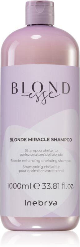 Inebrya BLONDesse Blonde Miracle Shampoo reinigendes Detox-Shampoo für blonde Haare 1000 ml