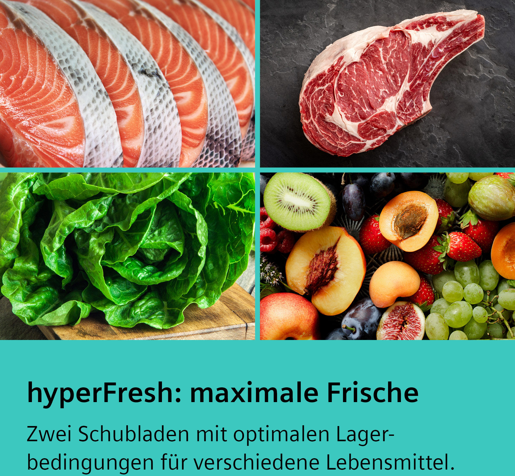 Siemens Einbaukühlschrank "KI41FADE0", Energieeffizienz: E, weiß, Rechtsanschlag, wechselbar, Kühlschränke, HyperFresh Premium 0C: optimale Lagerung für frische Lebensmittel, Einbaukühlschrank