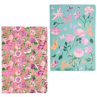 Notizhefte La Vie en Rose, DIN A5 2 Stk., 100 g/m² Bambuspap, Nonbook von , Rico Design GmbH & Co.KG