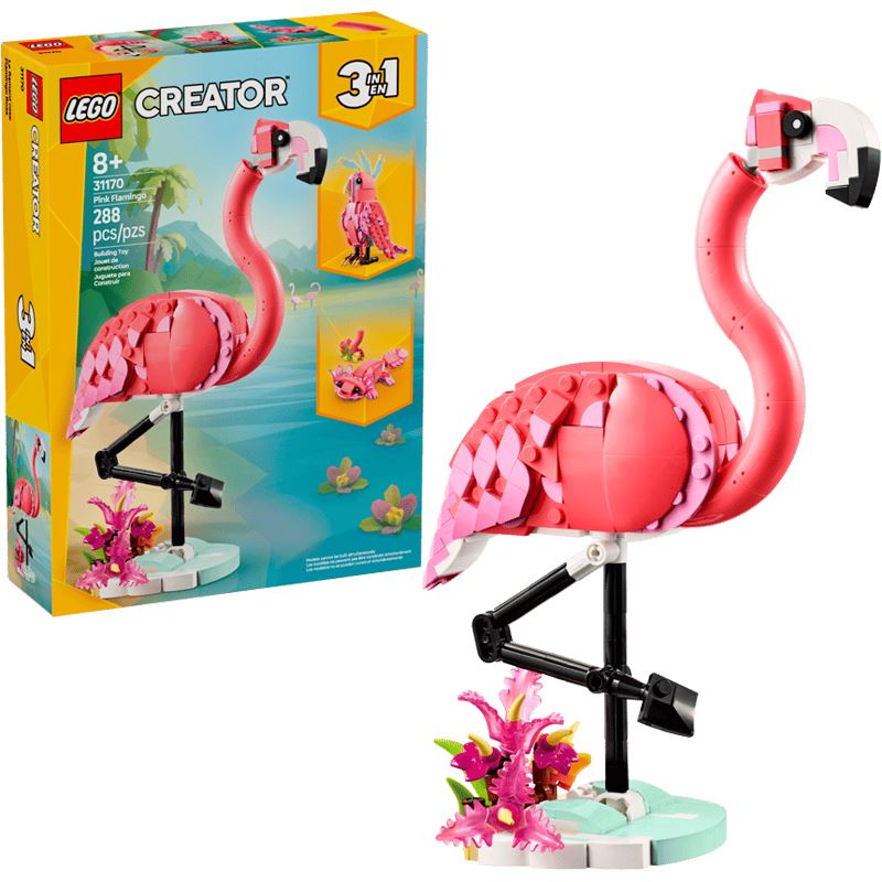 LEGO Creator 31170 3-in-1 Rosa Flamingo
