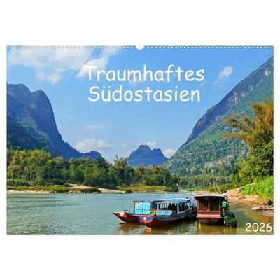 Traumhaftes Südostasien (Wandkalender 2026 DIN A2 quer), CALVENDO Monatskalender