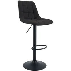 CLP Barhocker Mapun Stoff   Farbe: schwarz, Material: Stoff