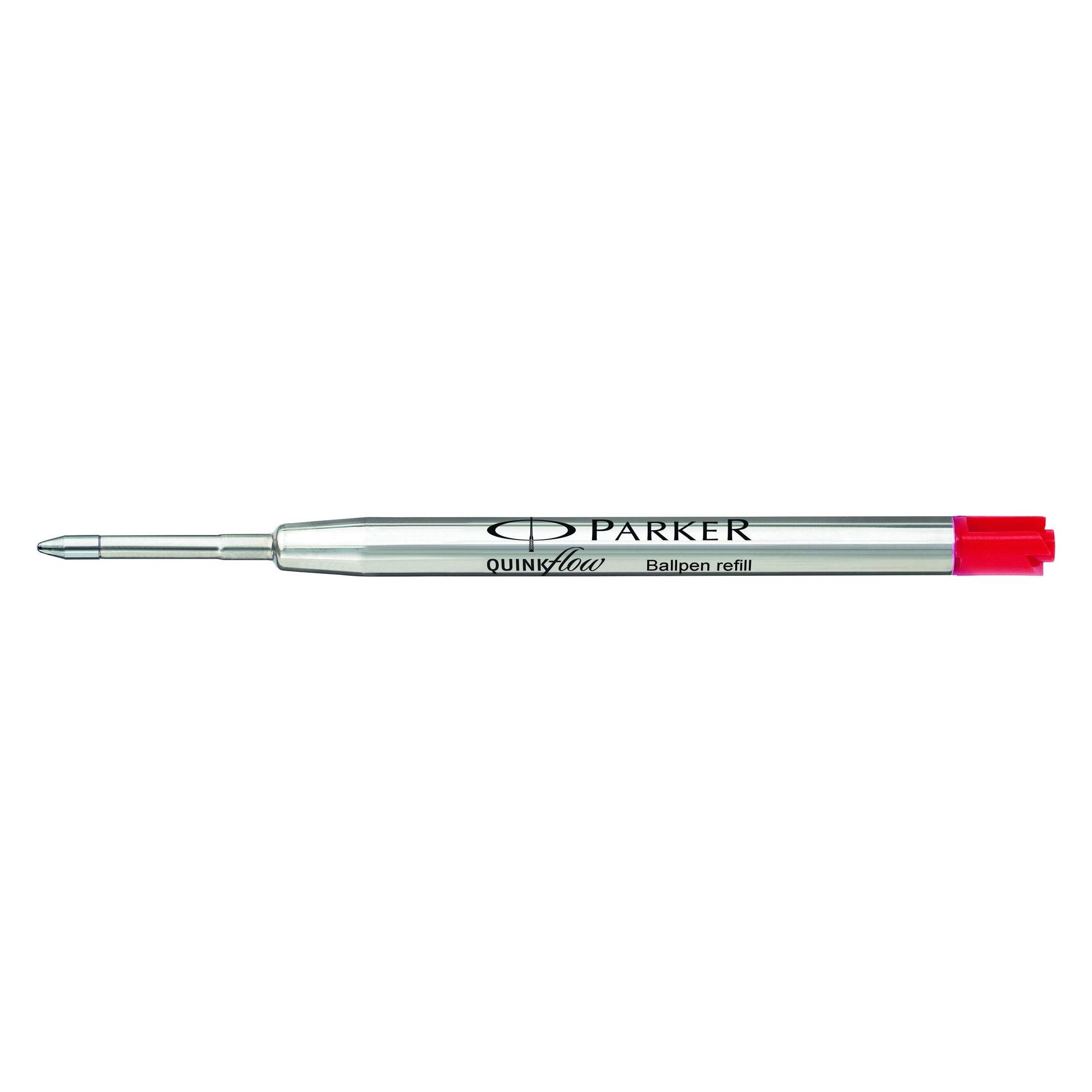 Parker Pen PARKER S0881270 QUINK Gelmine (M, rot) (Schwarz, 0.50 mm) (S0881270)