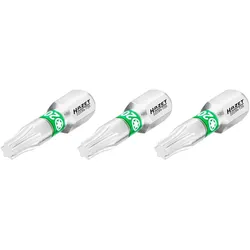 HAZET Bit Sechskant 6,3 (1/4 Zoll) Innen TORX Profil Profil 3 Stück - 2223N-T20/3