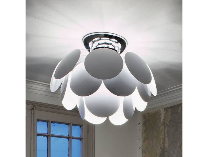 Discoco C 68 Plafonnier White - Marset Discocó - Salon / séjour - Design - Plastique