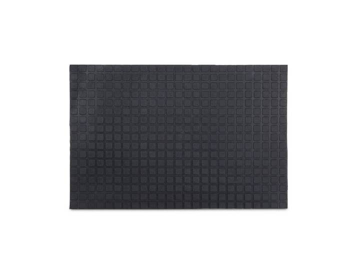 Gummi Fussmatte Schwarz