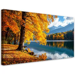 LEINWANDBILD Landschaften 80x40cm